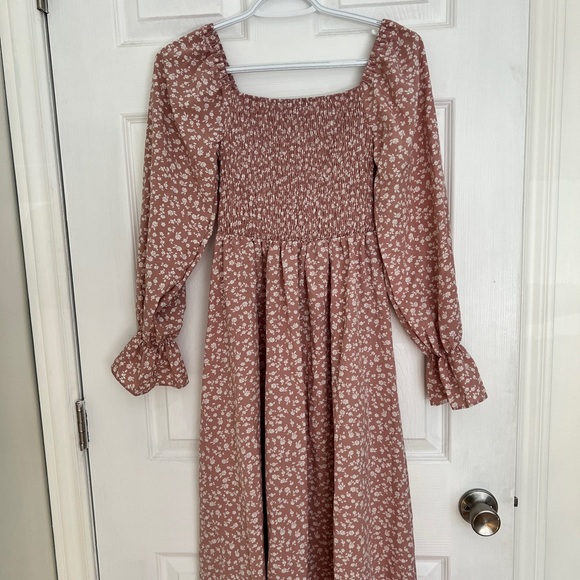 Floral midi dress - Picture 1 of 3